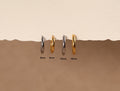 ASTM F-136 Implant Grade Titanium Plain Huggie Hoop Earrings
