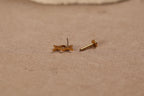 Double Star Titanium Threadless Flat Back Stud