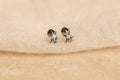16G/18G/20G Titanium Opal Star Flat Back Earrings - Threadless Titanium North Star Studs - Hypoallergenic Celestial Cartilage Jewelry N136