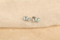 16G/18G Titanium Marquise Opal Cluster Screw Back Stud Earrings, Flat Back Cartilage Earrings, Internally Threaded Labret, Helix Tragus N144