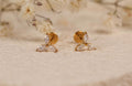 16G/18G/20G Titanium CZ Cluster Flat Back Earrings, Threadless Cartilage Studs, Marquise Helix Earrings, Minimal Tragus Jewelry N156