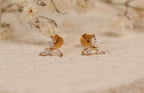 16G/18G/20G Titanium CZ Cluster Flat Back Earrings, Threadless Cartilage Studs, Marquise Helix Earrings, Minimal Tragus Jewelry N156