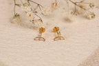 16G/18G/20G Titanium CZ Cluster Flat Back Earrings, Threadless Cartilage Studs, Marquise Helix Earrings, Minimal Tragus Jewelry N156