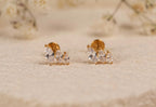 16G/18G/20G Titanium Marquise CZ Flat Back Earrings, Threadless Push Pin Cartilage Studs, Helix Earrings, Minimal Tragus Jewelry N159