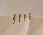 16G/18G ASTM F-136 Implant Grade Titanium Huggie Hoop Earrings, Cartilage Hoop, Helix Earrings, Conch Hoop, Tragus Hoop, Lobe Hoop N213
