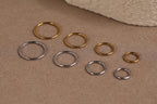 16G/18G ASTM F-136 Implant Grade Titanium Huggie Hoop Earrings, Cartilage Hoop, Helix Earrings, Conch Hoop, Tragus Hoop, Lobe Hoop N213
